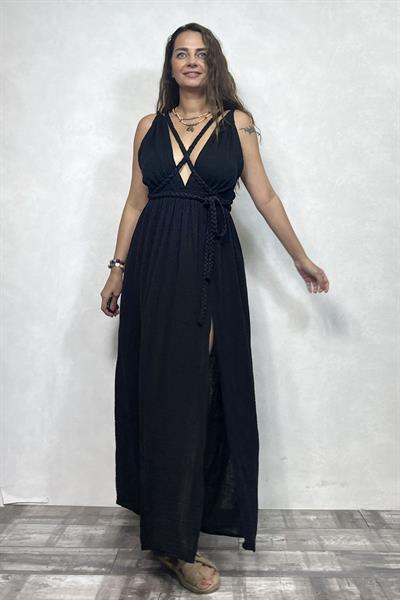 Blanca Niobe Elbise - Siyah