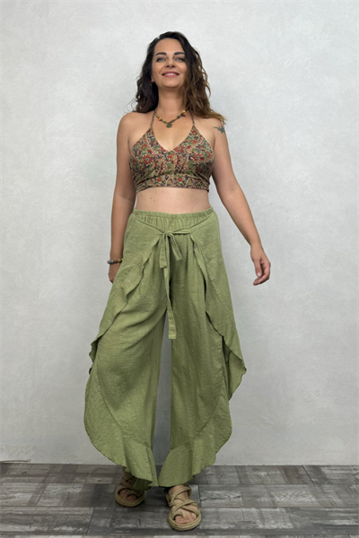Olympos Pantolon Sage Green- Yeşil