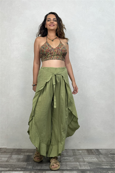 Olympos Pantolon Sage Green- Yeşil