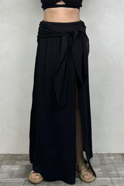 Penelope Müslin Takım - Siyah