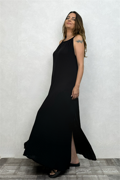 Blanca Perit Elbise - Siyah