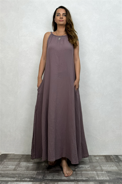 Blanca Perit Elbise - Twilight Alacakaranlık Mor