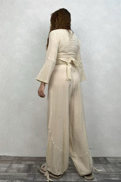 Petra Müslin Pantolon - Bej