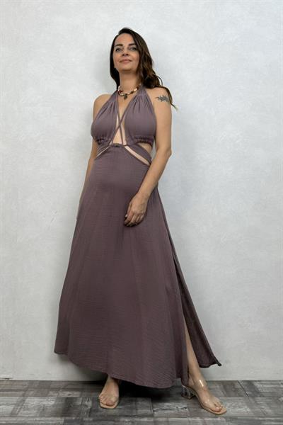 Blanca Salamis Elbise - Twilight Alacakaranlık Mor