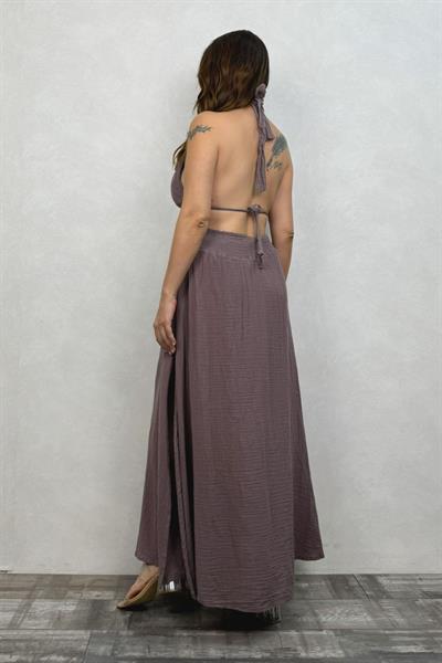 Blanca Salamis Elbise - Twilight Alacakaranlık Mor