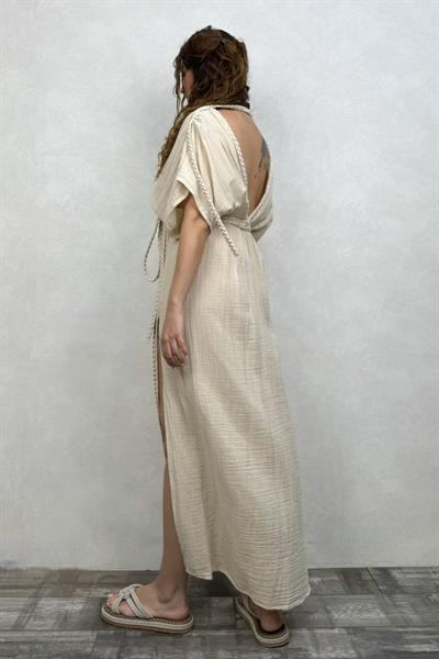 Blanca Selene Elbise - Bej