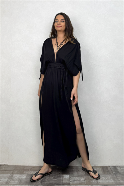 Blanca Selene Elbise - Siyah