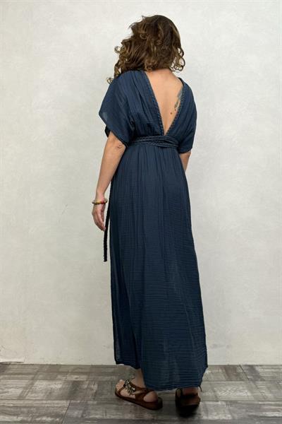 Blanca Selene Elbise - Midnight Navy Petrol