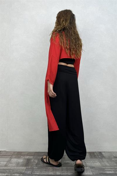 Soly Nature Müslin Bolero Bluz Barbados Cherry - Vişne