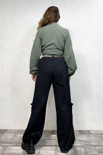 Tilda Flam Anvelop Bluz- Haki