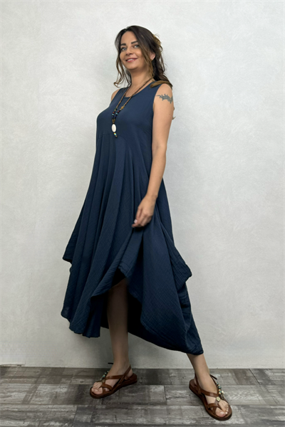 Blanca Venilla Elbise - Midnight Navy Petrol