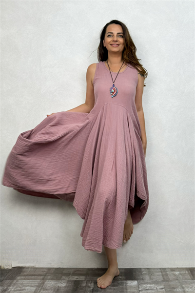 Blanca Venilla Elbise - Wood Rose Yaban Gülü