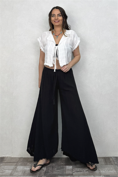 Vialis Müslin Bluz White - Beyaz