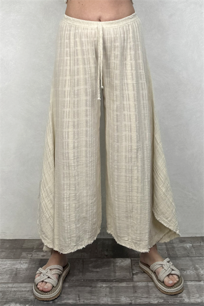 Vialis Müslin Pantolon - Bej