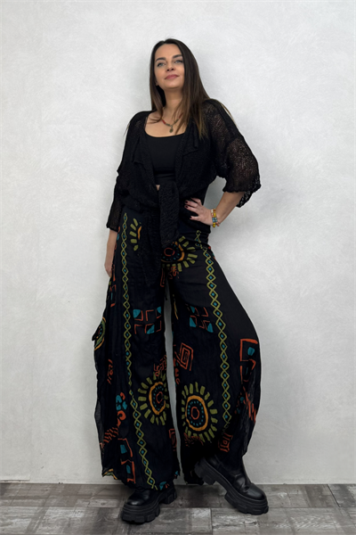 Yarasa Pantolon -Siyah