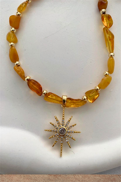 Amber Aura – Kehribar Kolye