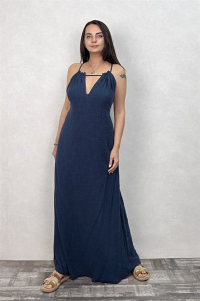 Blanca Calisto Elbise  - Midnight Navy Lacivert