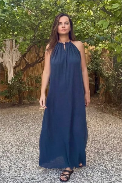 Blanca Calisto Elbise  - Midnight Navy Lacivert