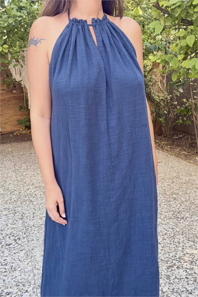 Blanca Calisto Elbise  - Midnight Navy Lacivert