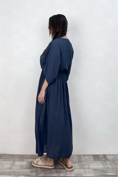 Blanca Gaia Bona Elbise - Midnight Navy Petrol