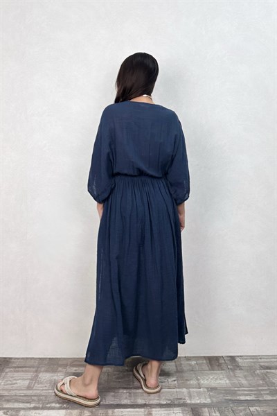 Blanca Gaia Bona Elbise - Midnight Navy Petrol