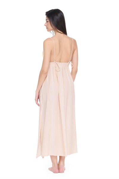 Blanca Gaia Clio Elbise - Llia Bej