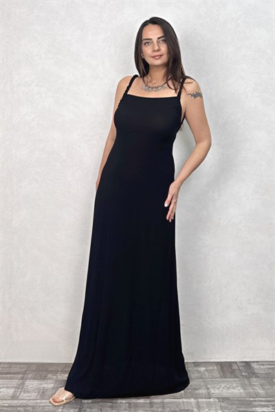 Blanca Gaia Maia Elbise - Siyah