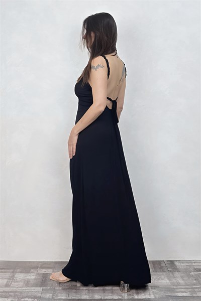 Blanca Gaia Maia Elbise - Siyah