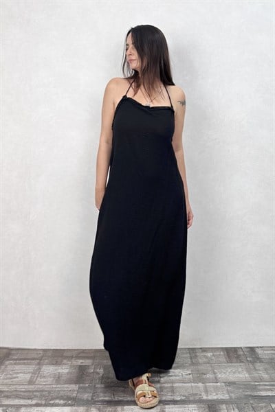 Blanca Gaia Milos Elbise - Siyah