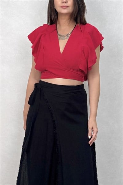 Blanca Gaia Tina Bluz - Barbados Cherry Vişne
