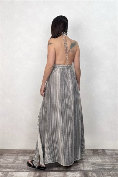 Blanca Lilith Pure Elbise - Silver Lines Gümüş 