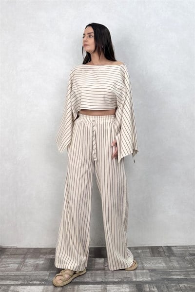 Blanca Linea Pantolon - Bej