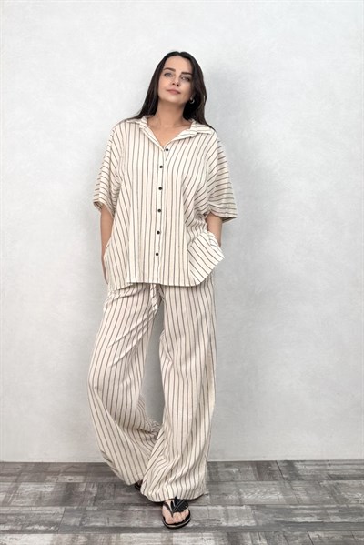 Blanca Linea Pantolon - Bej