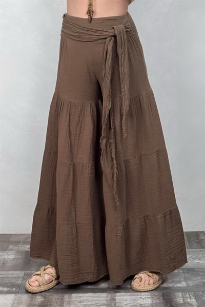 Blanca Paloma Pantolon - Neutral Brown Doğal Kahve
