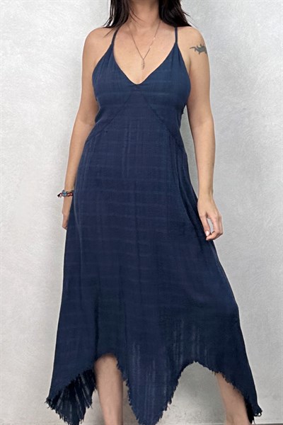 Blanca Rosa Elbise  - Midnight Navy Lacivert