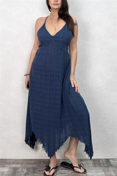 Blanca Rosa Elbise  - Midnight Navy Lacivert