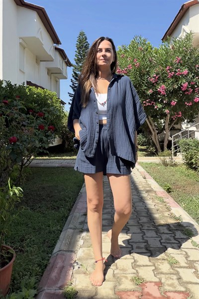 Blanca Sahara Gömlek - Midnight Navy - Lacivert