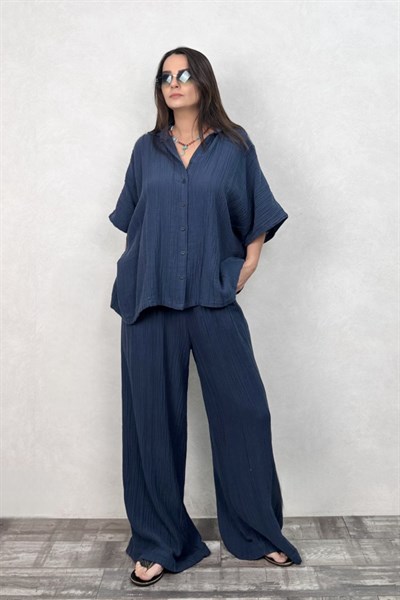 Blanca Sahara Pantolon - Midnight Navy Lacivert