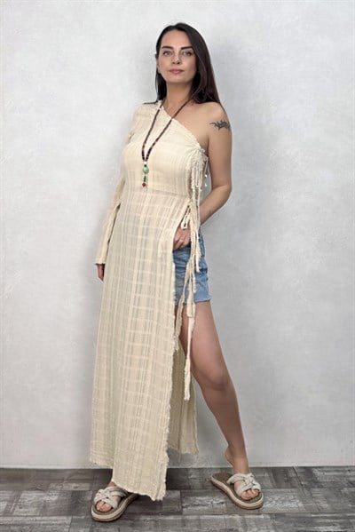 . - Blanca Vialis Kaftan Elbise Bej