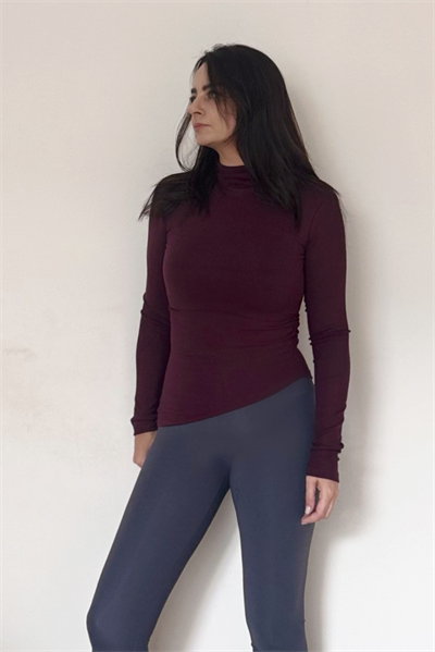 Fit Basic Bluz - Mürdüm