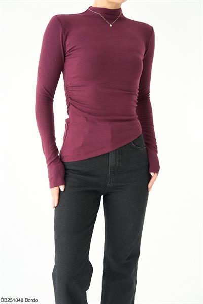 Fit Basic Bluz - Mürdüm