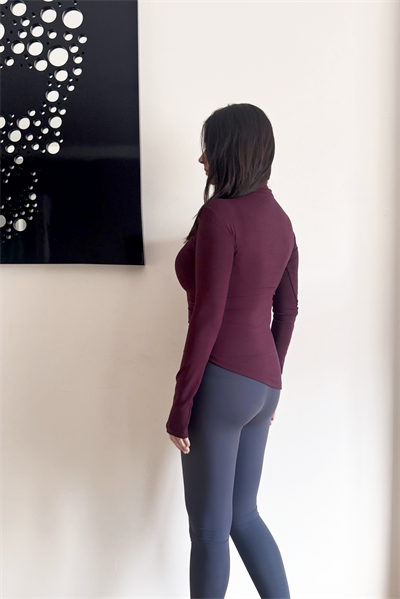 Fit Basic Bluz - Mürdüm