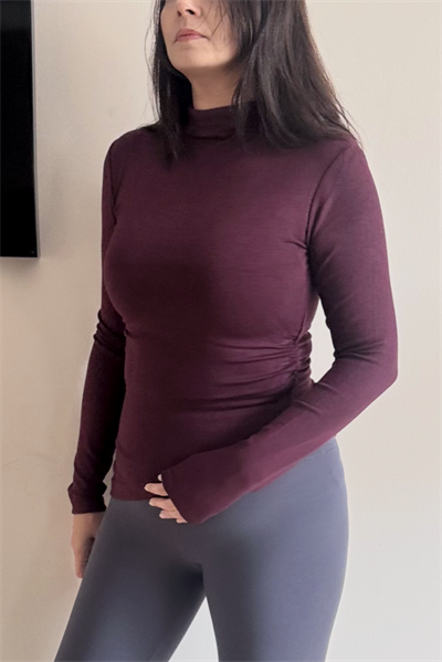 Fit Basic Bluz - Mürdüm