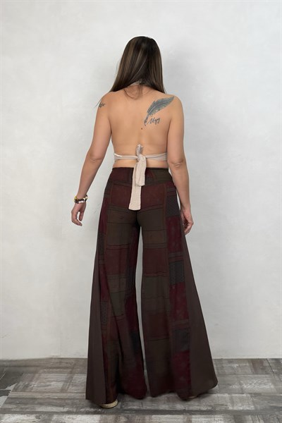 Freewind Boho Pantolon - Acı Kahve