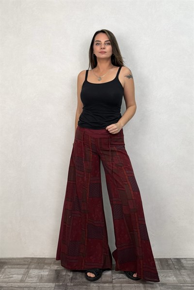 Freewind Boho Pantolon - Bordo