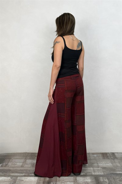 Freewind Boho Pantolon - Bordo