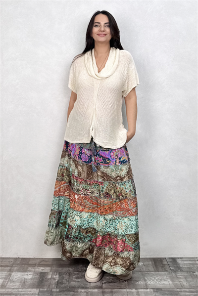 Gypsy Patch İpek Etek - Trois