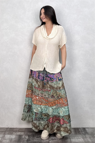 Gypsy Patch İpek Etek - Trois