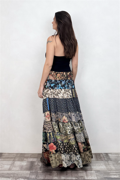 Gypsy Patch İpek Etek - Un