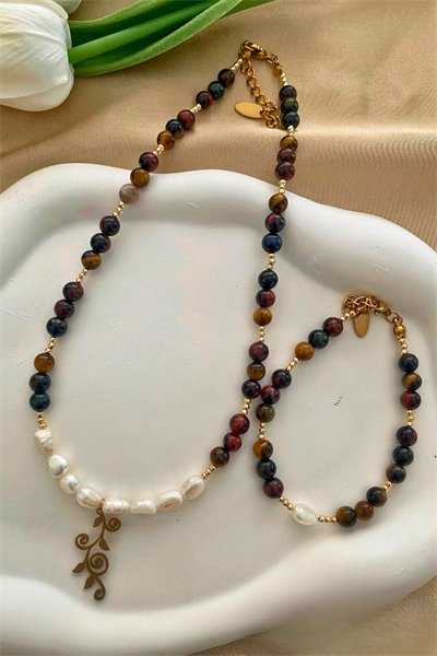 Hera Kolye ve Bileklik Set